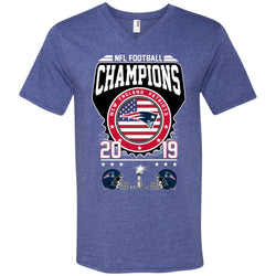 Nfl – Football Champions New England Patriots Super Bowl 2019 Men V-Neck T-Shirt