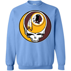 Washington Redskins Grateful Dead Steal Your Face Football Nfl Shirts Crewneck Pullover Sweatshirt Crewneck Pullover Sweatshirt - parenttees