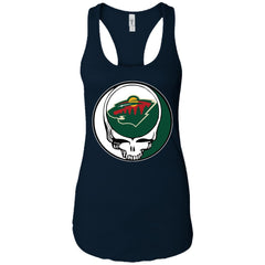 Minnesota Wild Grateful Dead Steal Your Face Hockey Nhl Shirts Women Tank Top Women Tank Top - parenttees