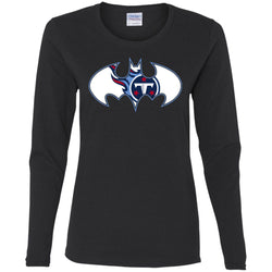 We Are The Tennessee Titans Batman Nfl Mashup Women Long Sleeve Shirt