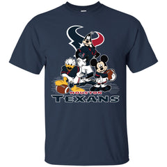 Mickey Mouse Houston Texans American Football Nfl Sports Shirt Men Cotton T-Shirt Men Cotton T-Shirt - parenttees