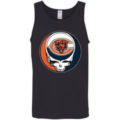 Chicago Bears Grateful Dead Steal Your Face Football Nfl Shirts Men Cotton Tank Men Cotton Tank - parenttees