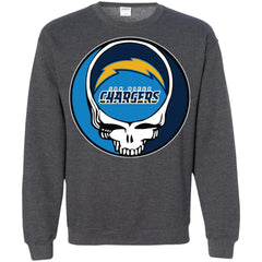 Los Angeles Chargers Grateful Dead Steal Your Face Football Nfl Shirts Crewneck Pullover Sweatshirt Crewneck Pullover Sweatshirt - parenttees