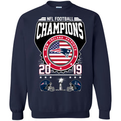 Nfl – Football Champions New England Patriots Super Bowl 2019 Crewneck Pullover Sweatshirt Crewneck Pullover Sweatshirt - parenttees