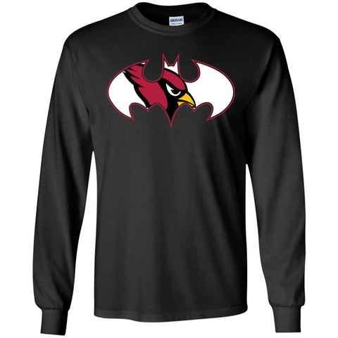 We Are The Arizona Cardinals Batman Nfl Mashup Men Long Sleeve Shirt Black / S Men Long Sleeve Shirt - parenttees