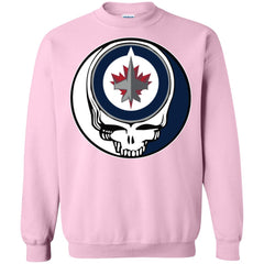 Winnipeg Jets Grateful Dead Steal Your Face Hockey Nhl Shirts Crewneck Pullover Sweatshirt Crewneck Pullover Sweatshirt - parenttees