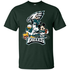 Mickey Mouse Philadelphia Eagle American Football Nfl Sports Shirt Men Cotton T-Shirt Men Cotton T-Shirt - parenttees