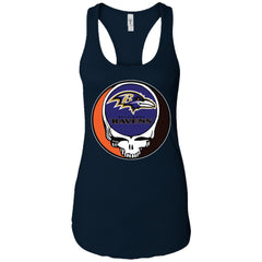 Baltimore Ravens Grateful Dead Steal Your Face Football Nfl Shirts Women Tank Top Women Tank Top - parenttees