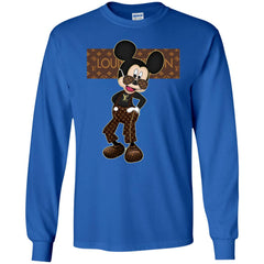 Best Louis Vuitton Mickey Fashion T-shirt Men Long Sleeve Shirt Men Long Sleeve Shirt - parenttees