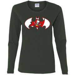 We Are The Tampa Bay Buccaneers Batman Nfl Mashup Women Long Sleeve Shirt Women Long Sleeve Shirt - parenttees