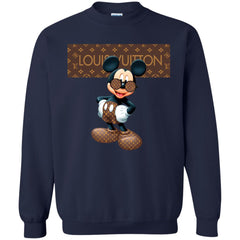 Best Louis Vuitton Mickey Mouse Shirt Crewneck Pullover Sweatshirt Crewneck Pullover Sweatshirt - parenttees